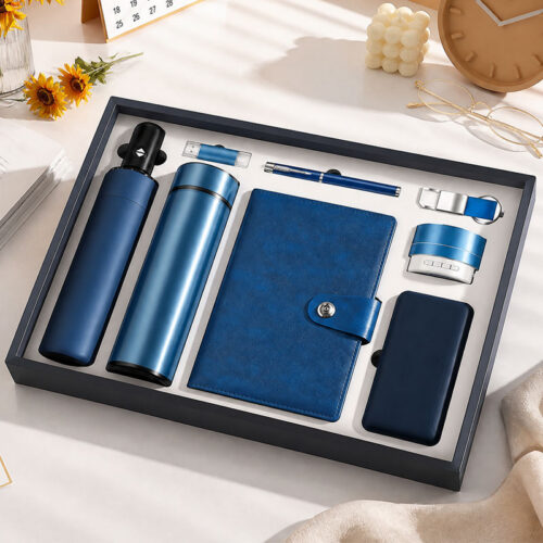 Customized Logo Luxury Notebook Pen Set Stationery Office Supplies Business Enterprise Promotion Gift Set - Notebook set -...
