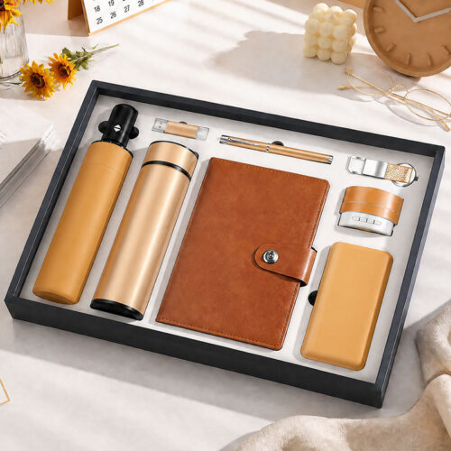 Customized Logo Luxury Notebook Pen Set Stationery Office Supplies Business Enterprise Promotion Gift Set - Notebook set -...