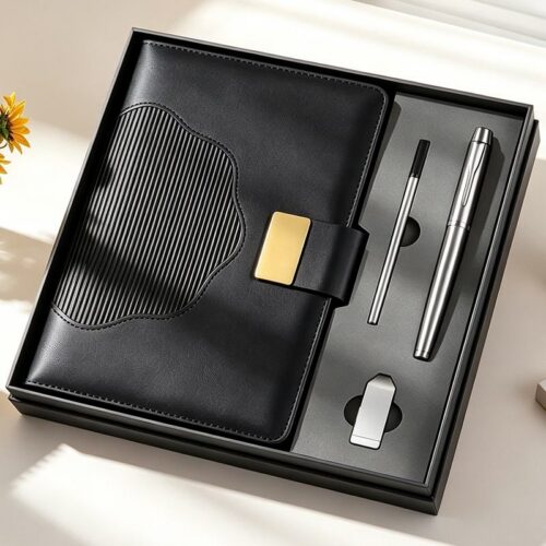Customized Logo Luxury Notebook Pen Enterprise Gift Set Wholesale Business Promotion Gift Set - Notebook set - rongyigifts...