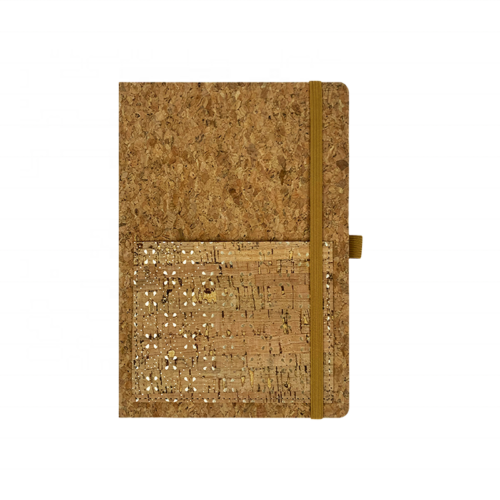 Customized Logo A5 Diary Notebook Pen Gift Set PU Leather Loose leaf Sewing Binding School Office Cork Stopper for Sale - ...